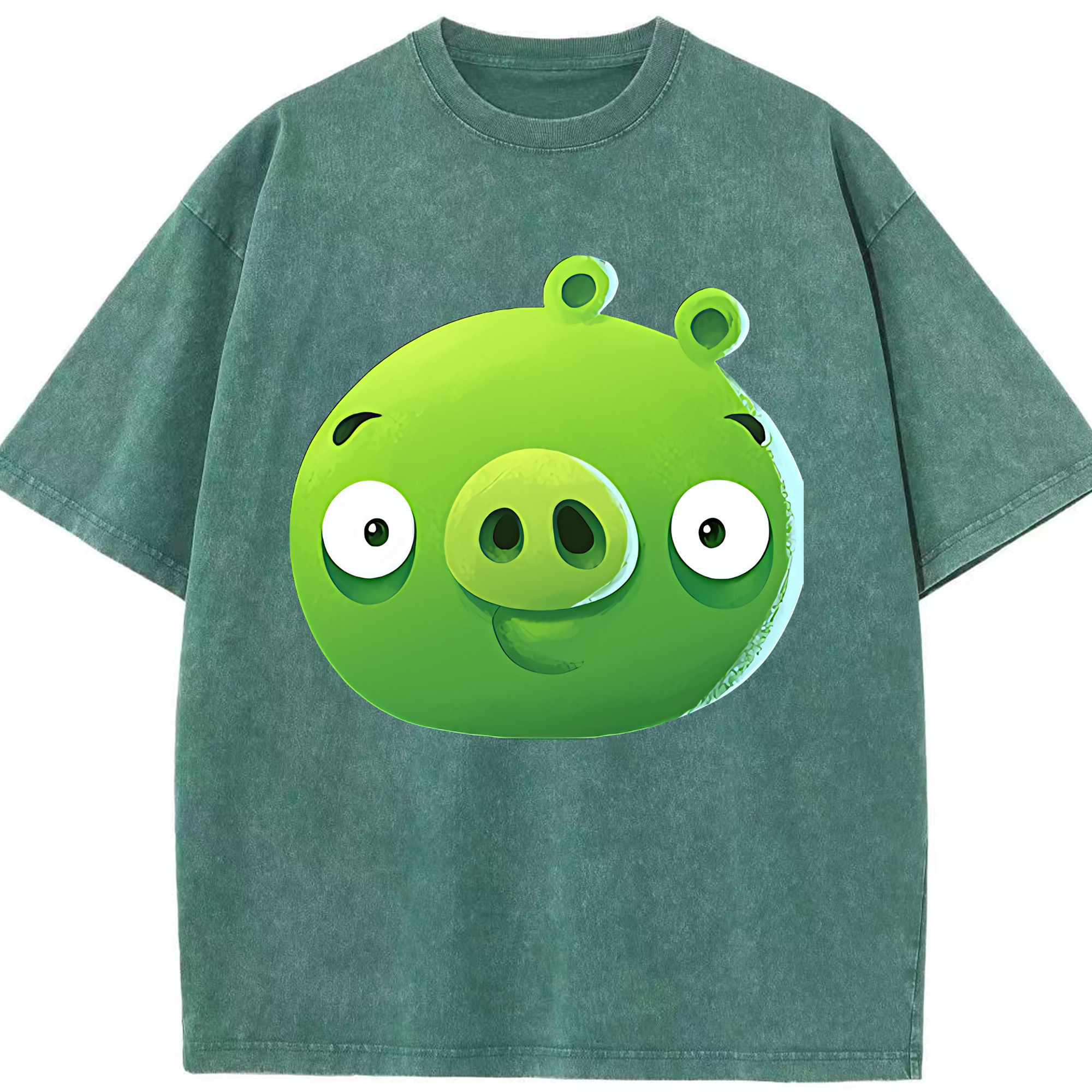 （画像用） Angry Birds アングリーバード 綿100% ヴィンテージ風 半袖Tシャツ（フロントプリント）